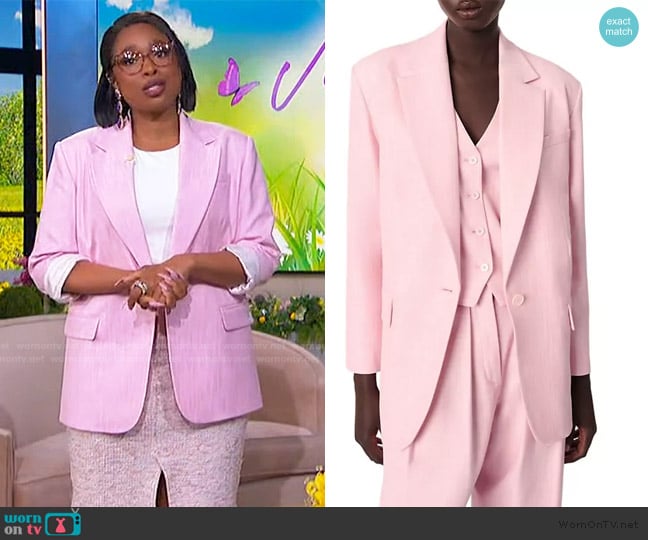 Maje Suit Jacket worn by Jennifer Hudson on The Jennifer Hudson Show