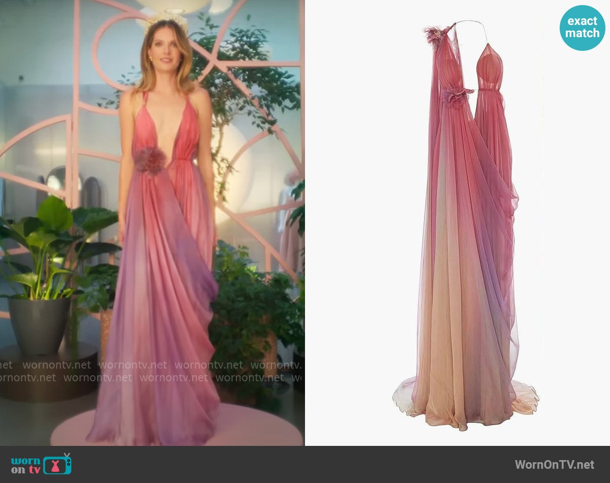 Marchesa 2017 Spring Summer Collection worn by Devon DeWitt (Meghann Fahy) on Sirens