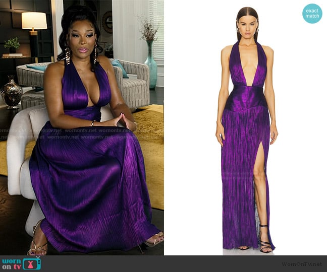 Maria Lucia Hohan Jemma Gown worn by Angela Oakley on The Real Housewives of Atlanta