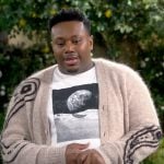 Marty’s paisley print cardigan on The Neighborhood