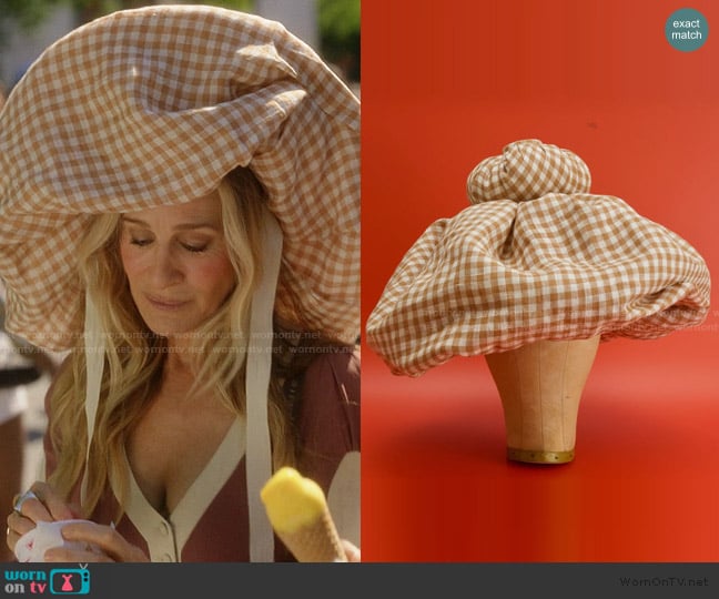 Maryam Keyhani Head in the Clouds Hat worn by Carrie Bradshaw (Sarah Jessica Parker) on And Just Like That