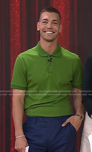 Matt Rogers's green polo on Today