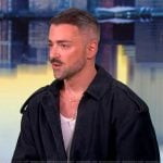 Matteo Lane’s navy jacket on The View