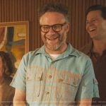 Matt’s blue pocket front shirt on The Studio