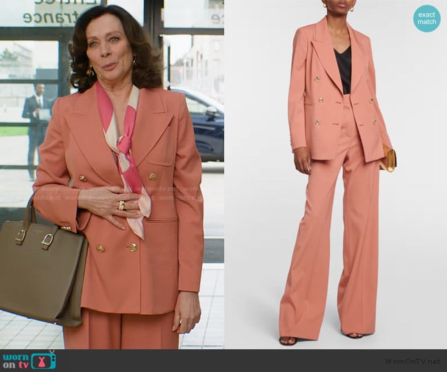 Max Mara Reale wool blazer worn by Clea Duplessis (Isabelle Candelier) on Etoile