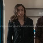 May’s black tie front jacket on 9-1-1