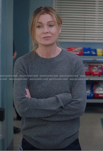Meredith's grey sweater on Greys Anatomy