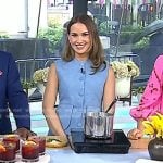 Meredith Hayden’s blue vest and pants on Today
