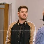 Michael Bublé’s black varsity jacket on The Voice