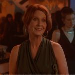 Miranda’s green wrap jumpsuit on And Just Like That