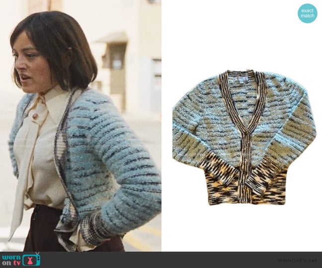 Missoni Striped Cardigan worn by Quinn Hackett (Chase Sui Wonders) on The Studio