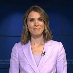 Molly’s lilac double breasted blazer on Today