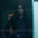 Nadia’s black printed shirt on You