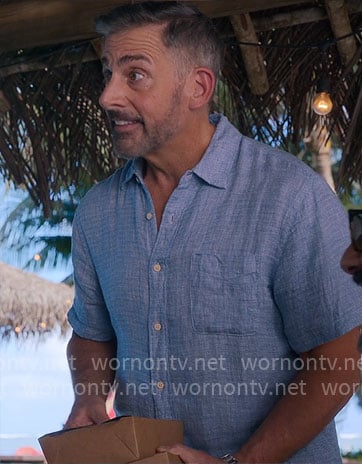 Nick's blue shirt on The Four Seasons