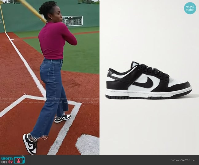 Priscilla’s black and white sneakers on Today
