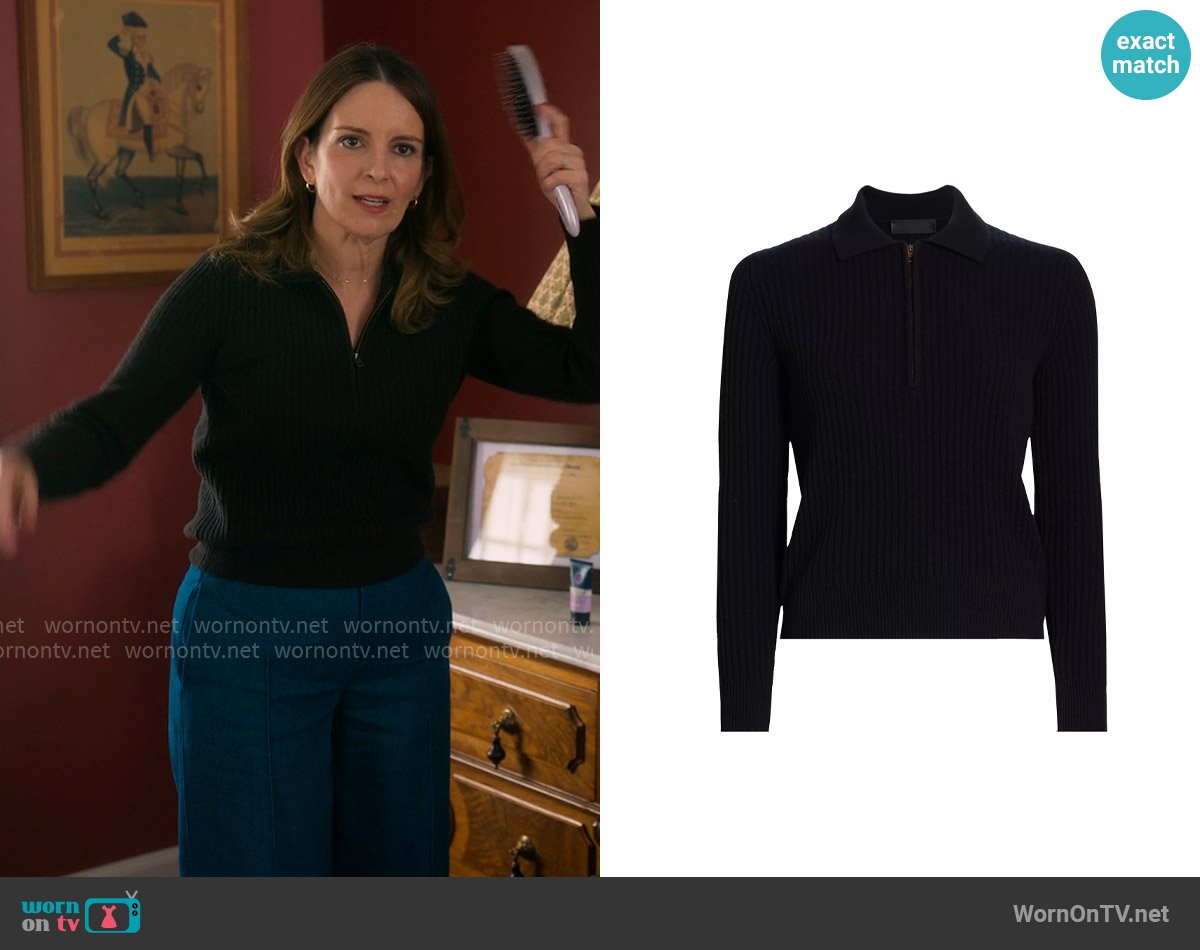 Nili Lotan Braxton Sweater worn by Kate (Tina Fey) on The Four Seasons