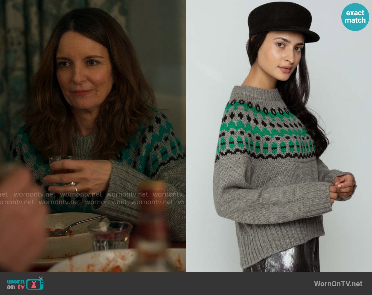 No. 6 Cardiff Sweater worn by Kate (Tina Fey) on The Four Seasons