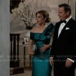 Olivia’s green ruffled Nurses Ball gown 2025 on General Hospital