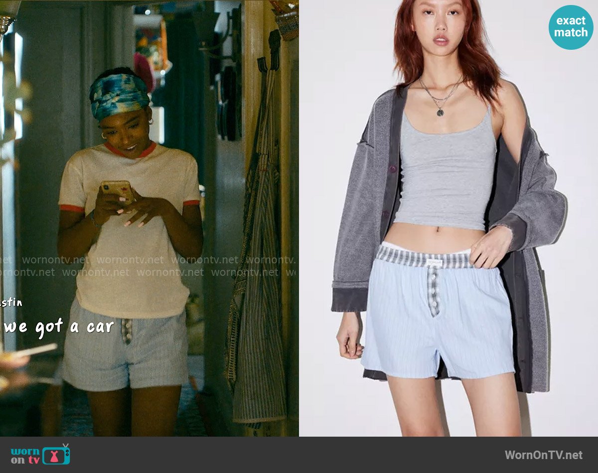 Out From Under at Urban Outfitters Boxer Shorts worn by Keisha Clark (Lovie Simone) on Forever