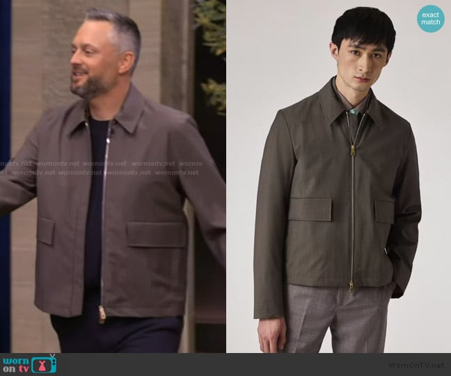 Nate Bargatze’s gray jacket on Live with Kelly 