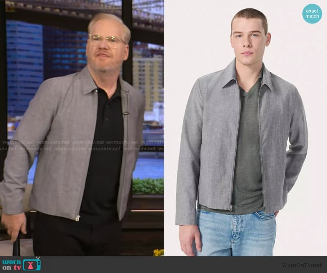 Rag and Bone Melrose Wool-Blend Jacket worn by Jim Gaffigan on Live with Kelly and Mark