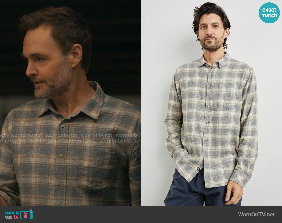 Jack’s grey plaid shirt on The Four Seasons