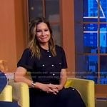 Rebecca’s navy utility shirtdress on Good Morning America