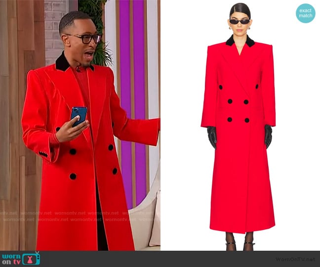 Retrofete Constance Coat worn by Kalen Allen on Sherri