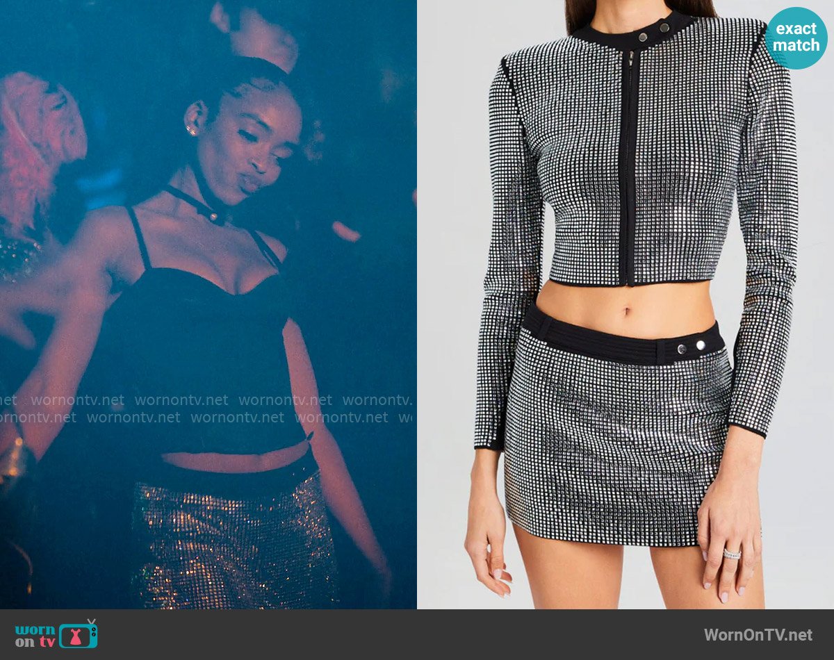 Retrofete Delta Skirt worn by Keisha Clark (Lovie Simone) on Forever