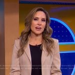 Rhiannon’s beige blazer on Good Morning America