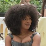Riley Burruss’s corset top on Access Hollywood