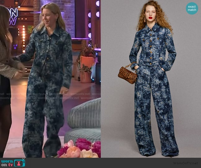 Roberto Cavalli 2025 Pre Fall Collection worn by Elizabeth Banks on The Kelly Clarkson Show