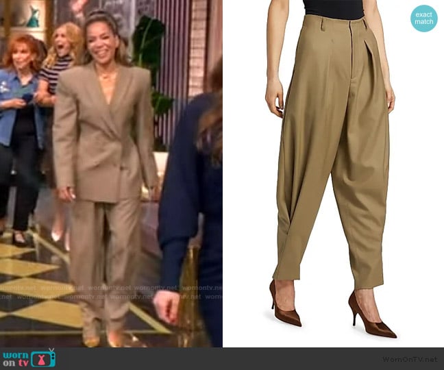 Ronny Kobo Juniper Pants worn by Sunny Hostin on The View