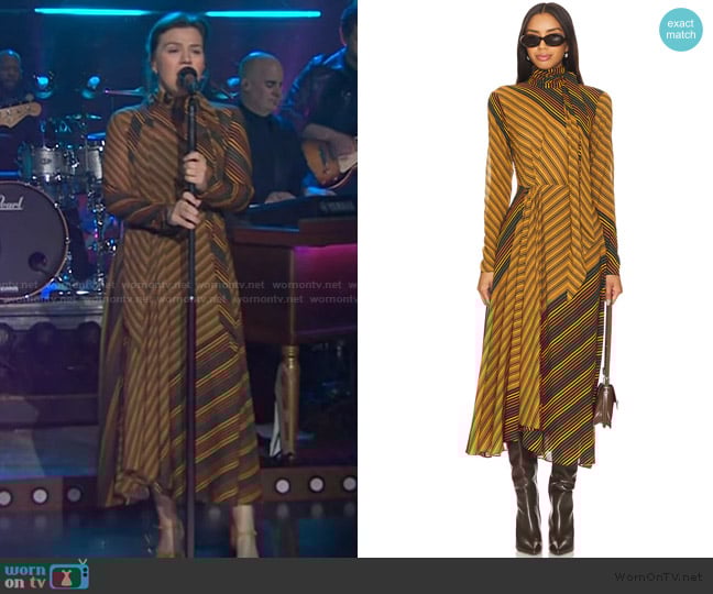Ronny Kobo Noven Dress worn by Kelly Clarkson on The Kelly Clarkson Show