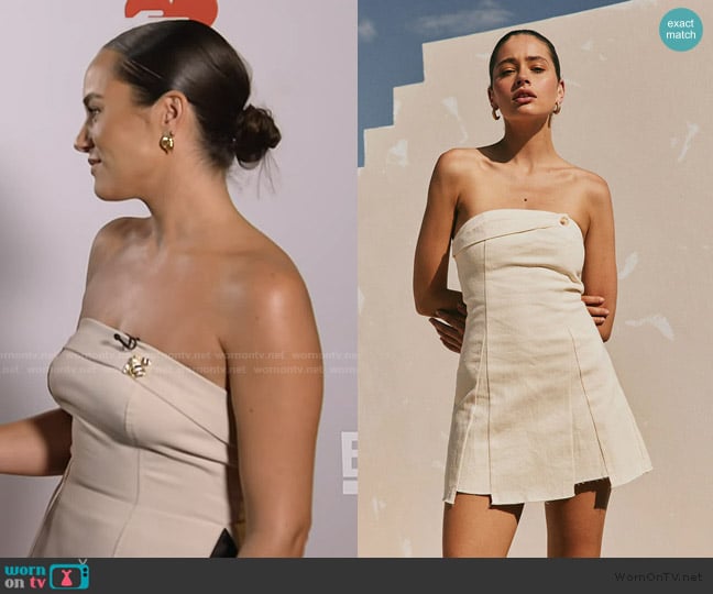 Sabo Anica Dress worn by Emily Curl on E! News