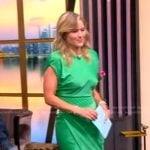 Sara’s green asymmetric dress on The View