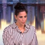 Sara Silverman’s striped blouse on The View