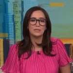 Savannah’s pink pleated dress on NBC News Daily
