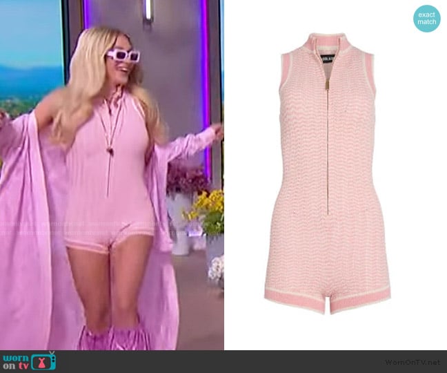 Ser.o.ya Pina Knit Romper worn by Kesha on The Jennifer Hudson Show