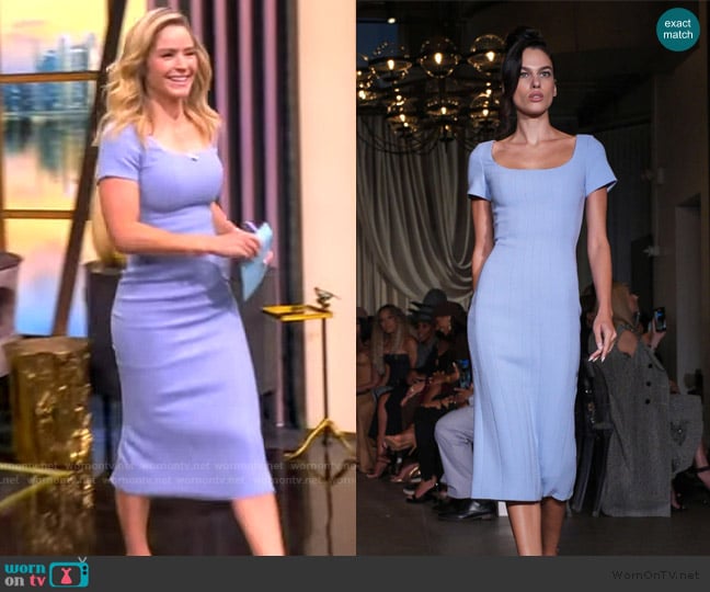 Sergio Hudson 2025 Spring Summer Collection worn by Sara Haines on The View