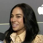 Sharon Carpenter’s lace dress on E! News