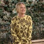 Sharon’s yellow floral dress on The Young and the Restless