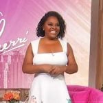 Sherri’s white floral print dress on Sherri