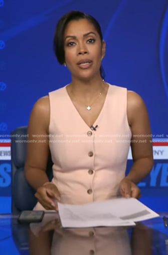 Shirleen’s pink vest on Good Morning America