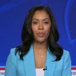Shirleen’s blue double breasted blazer on Good Morning America