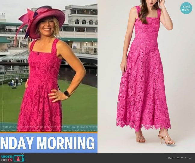 Shoshanna Midnight Vina Dress worn by Dylan Dreyer on Today
