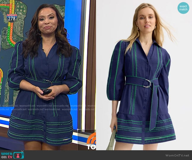 Shoshanna Towns Dress worn by Adelle Caballero on Today