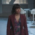 Simone’s floral tiered dress on Greys Anatomy