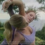 Simone’s lavender sports bra and leggings on Sirens