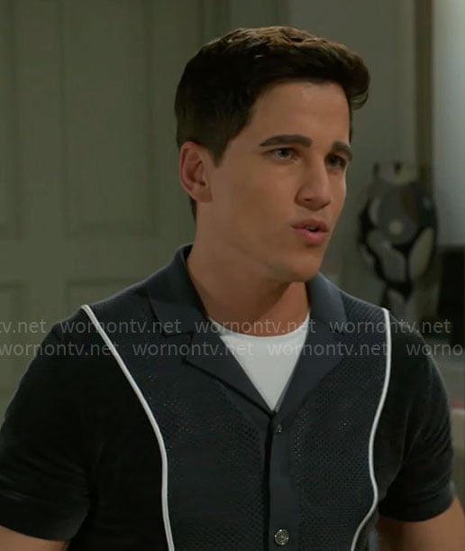 Smitty's mesh panel shirt on Beyond the Gates